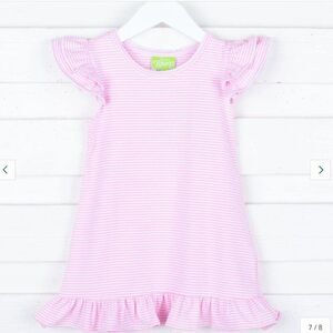 Classic Whimsy Pink and White Striped Milly Dress size 8 NWT